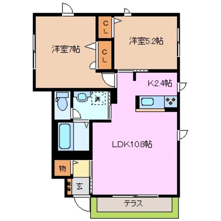 播磨駅 徒歩3分 1階の物件間取画像